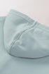 Batwing Sleeve Pocketed Henley Hoodie